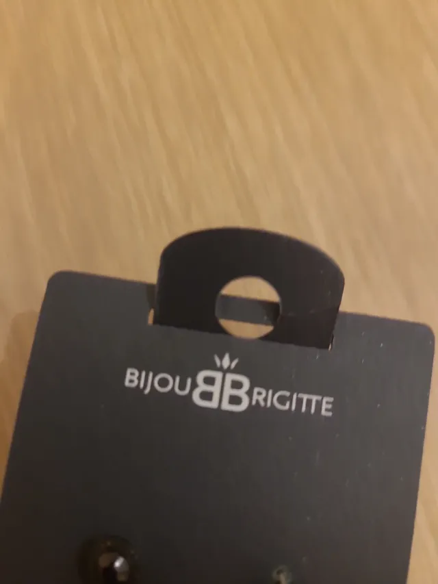 Pendientes y Anillo Bijou Brigitte Negro