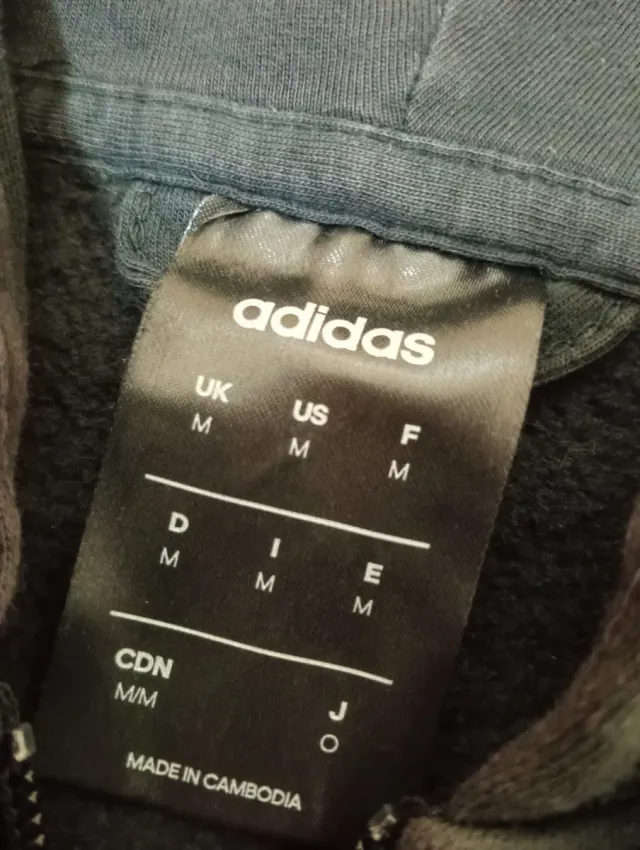 Sudadera Adidas Negra Talla M Hombre