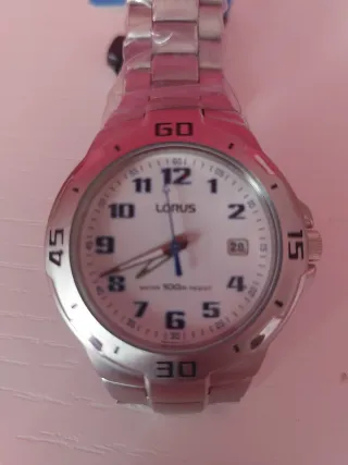 Orologio Lorus Uomo Argento Bianco