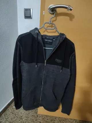 Sudadera Supply & Demand cremallera gris/negra