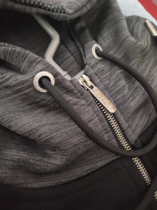 Sudadera Supply & Demand cremallera gris/negra