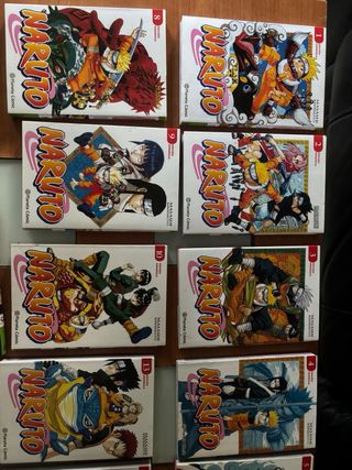 manga Naruto están todos como nuevos