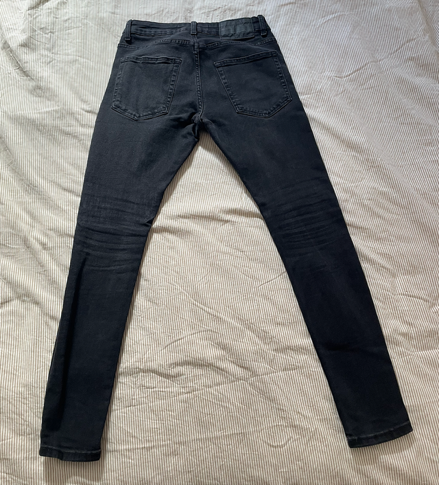Jeans Bershka Super Skinny Talla 38 Negros