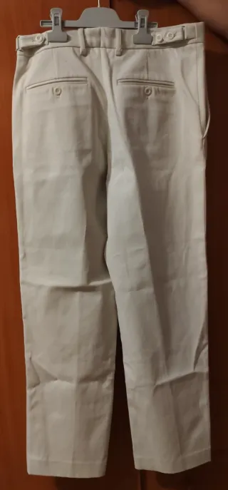 Pantalón Zara Blanco Talla 38