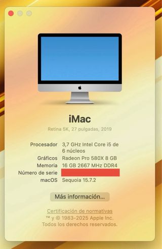 iMac 27 5K 2019 i5 2TB SSD