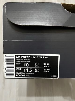 Nike Air Force 1 Mid Utility Obsidian Taglia 44