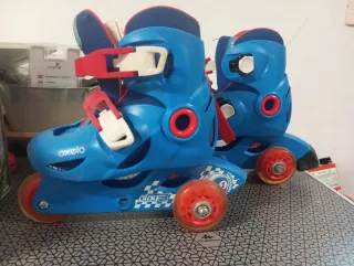 Patines en línea ajustables para niños Oxelo