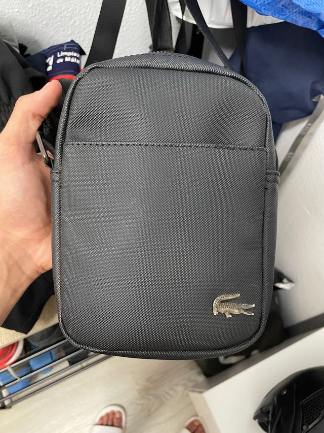 Bolso bandolera Lacoste negro