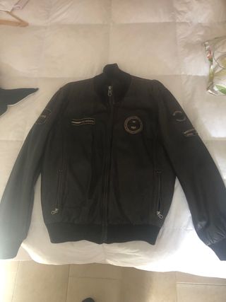 Chaqueta de cuero Chevignon Talla XL