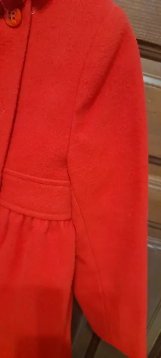 Abrigo niña paño Alves rojo
