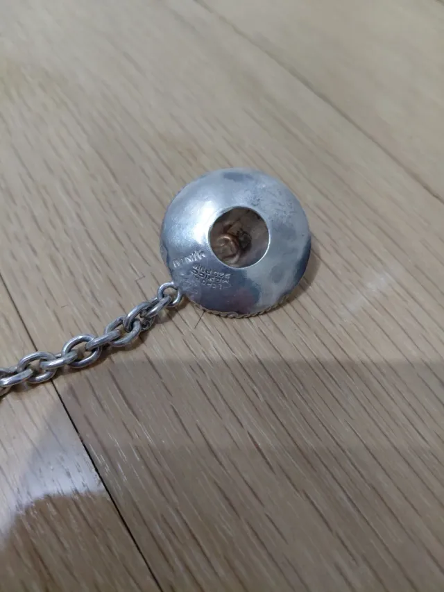 Portachiavi a forma di sombrero messicano in argento