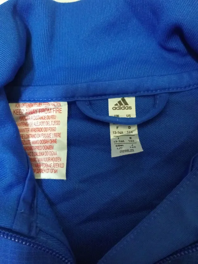 Sudadera Adidas niño Talla L Azul