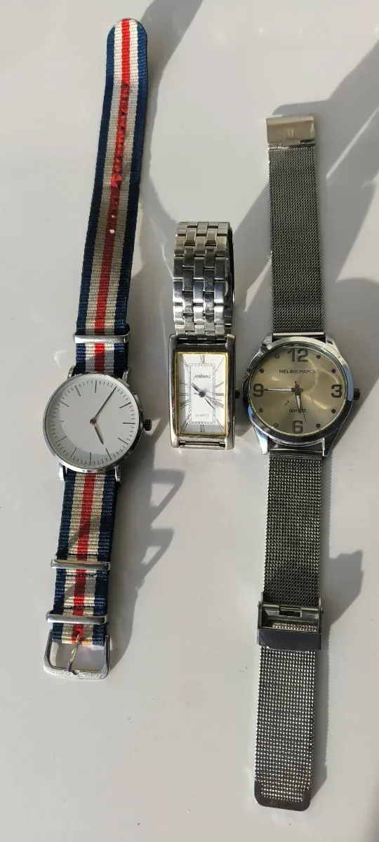 Lote 14 Relojes Pulsera Multicolor y Plateados