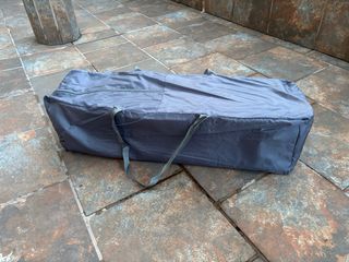 Cuna de viaje Kinderkraft Joy (gris y rosa)