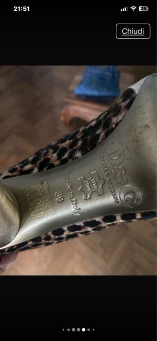Scarpe tacco spuntate Dolce&Gabbana tg 38
