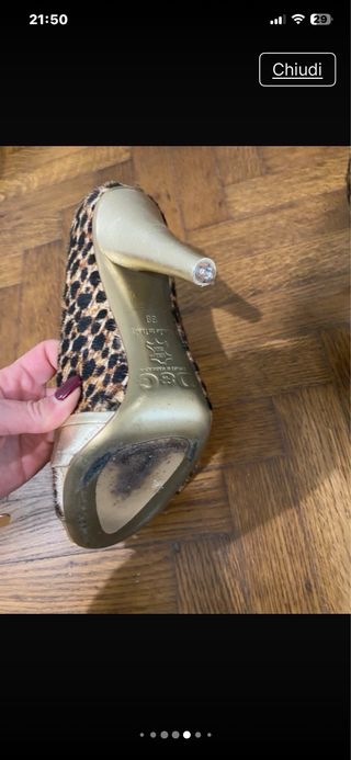 Scarpe tacco spuntate Dolce&Gabbana tg 38