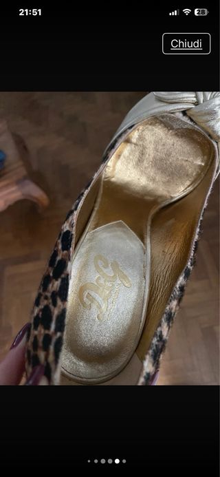 Scarpe tacco spuntate Dolce&Gabbana tg 38