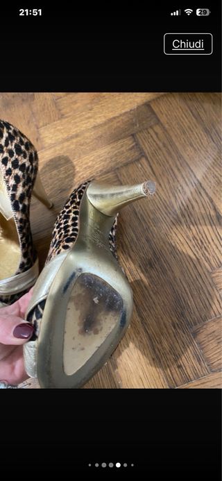 Scarpe tacco spuntate Dolce&Gabbana tg 38