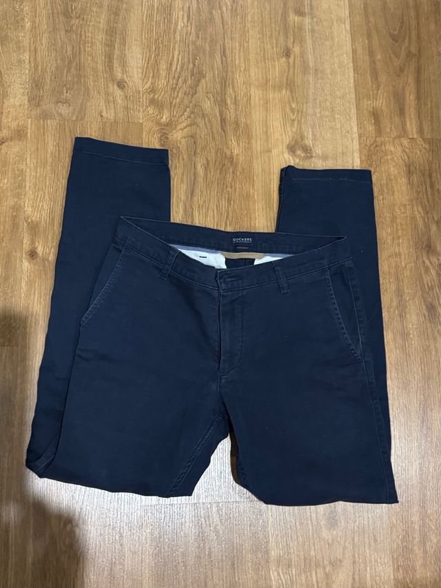 Pantalones Dockers chico azul