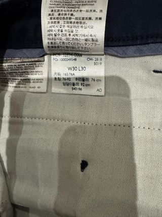 Pantalones Dockers chico azul