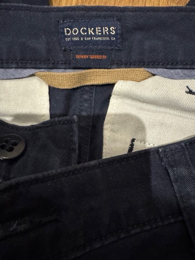 Pantalones Dockers chico azul
