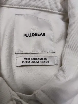 Cazadora vaquera cruda beige