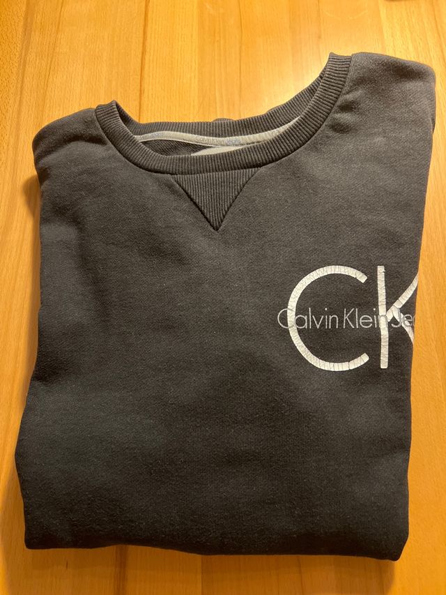 Sudadera Calvin Klein Negra Talla L