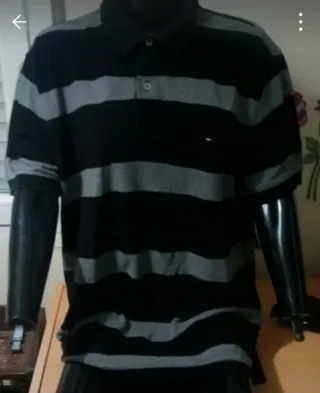 Polo Tommy Hilfiger Rayas Talla L