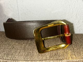 Cinturón MCM Vintage Granate Piel auténtica 