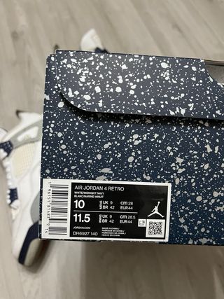Air Jordan 4 Midnight Navy Taglia 44