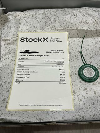 Air Jordan 4 Midnight Navy Taglia 44