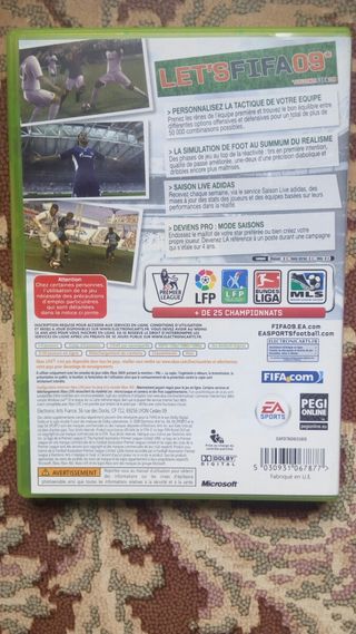 FIFA 09 Xbox 360 francés
