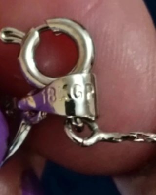 Collana con ciondolo argento