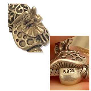 Bracciale Pandora con charms e chiusura cuore