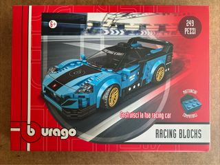 Burago Racing Blocks auto da corsa 249 pezzi