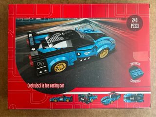 Burago Racing Blocks auto da corsa 249 pezzi