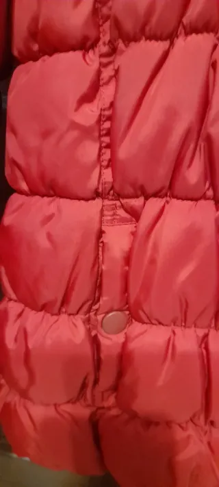 Chaqueta acolchada niña roja C&A
