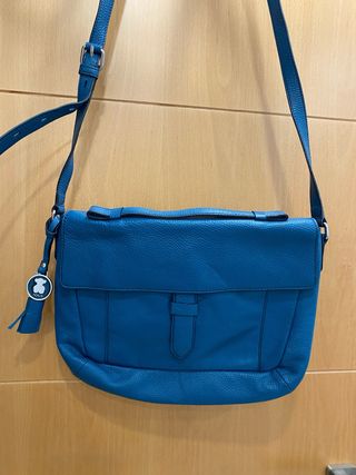 Bolso Tous Azul/Teal Piel