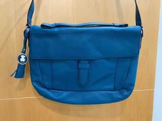 Bolso Tous Azul/Teal Piel