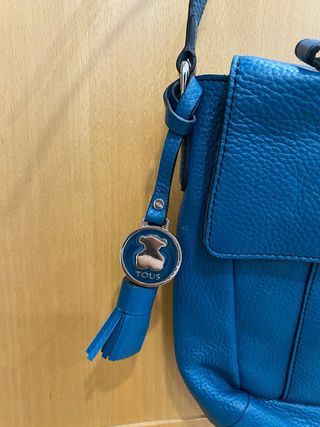 Bolso Tous Azul/Teal Piel