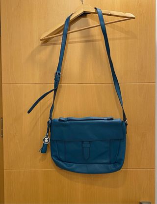 Bolso Tous Azul/Teal Piel