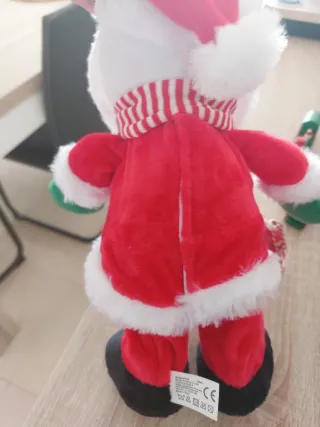 Pelúcia Pai Natal que Canta e Dança