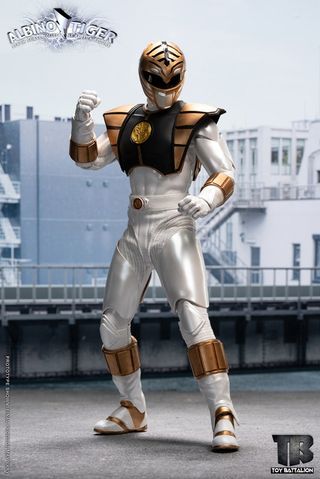 White Ranger TB010 1/6 Albino Tiger