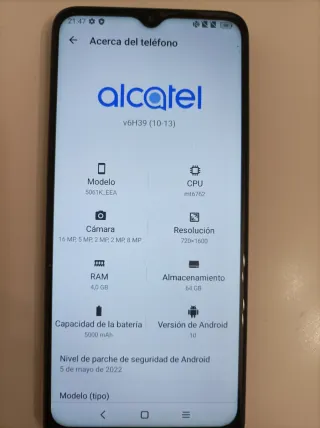 Alcatel 3X 4 Cam Dual Sim 64GB