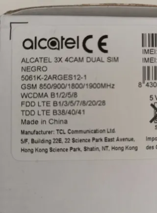 Alcatel 3X 4 Cam Dual Sim 64GB