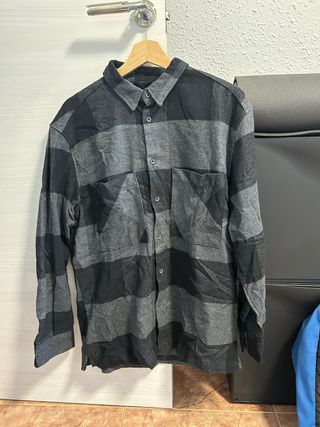 Camisa de cuadros Bershka manga larga