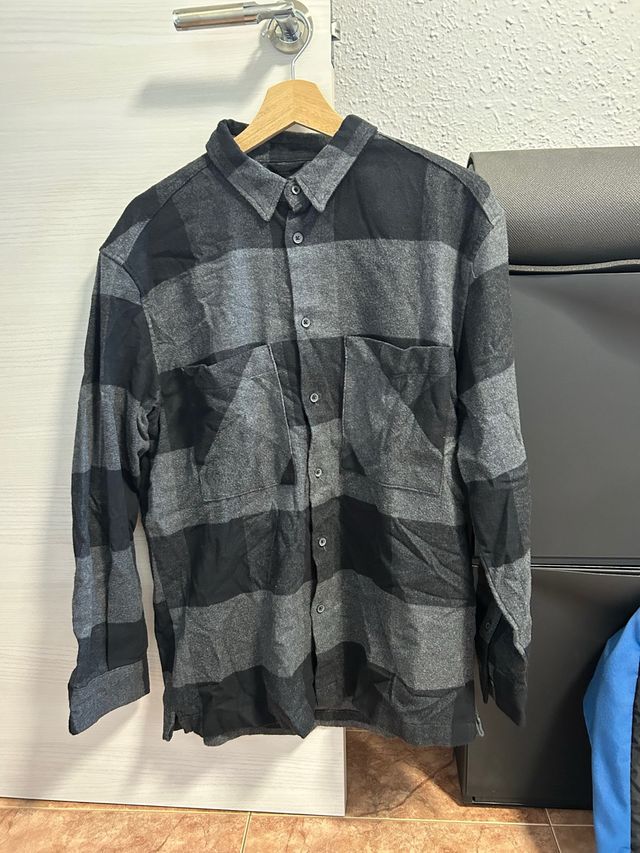 Camisa de cuadros Bershka manga larga