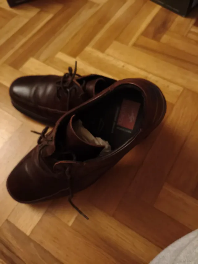 Zapatos Fluchos Marrones Hombre