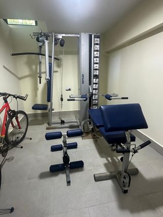 Maquina multifuncion Kettler elíptica, pesas, Espa