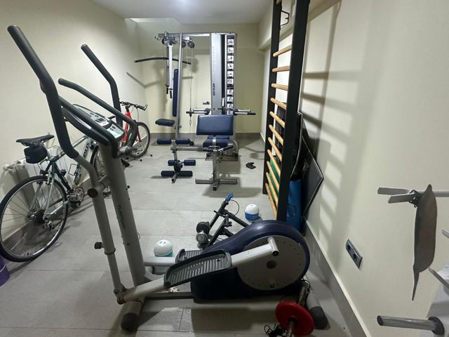 Maquina multifuncion Kettler elíptica, pesas, Espa